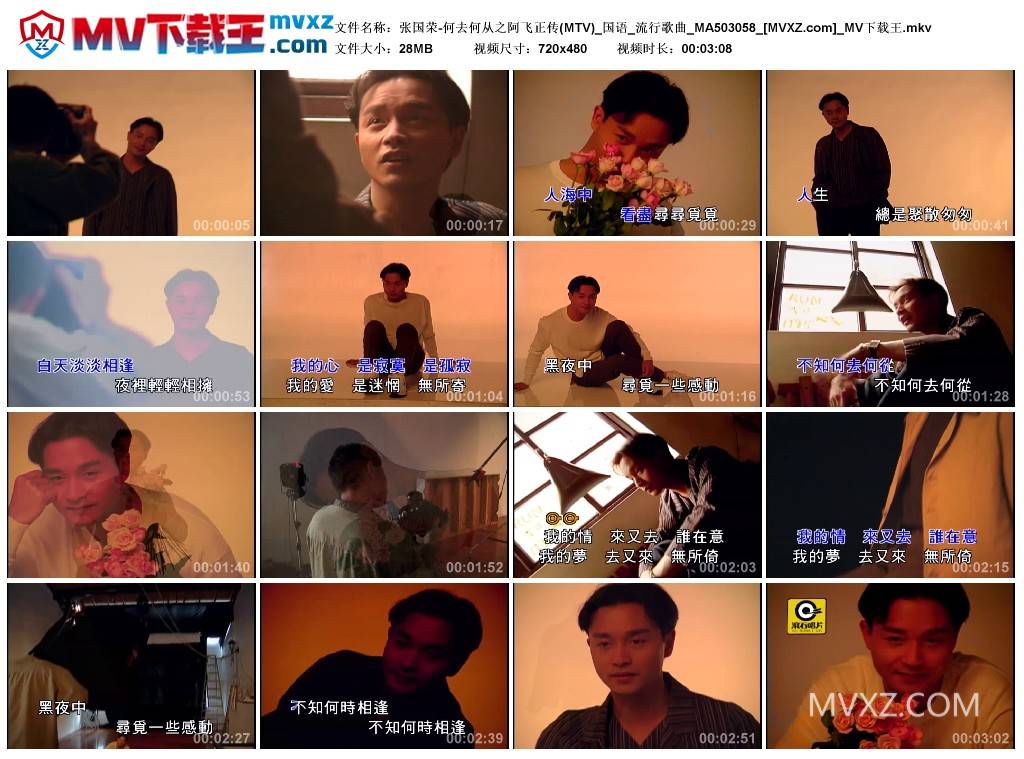 张国荣-何去何从之阿飞正传(MTV)_国语_流行歌曲_MA503058